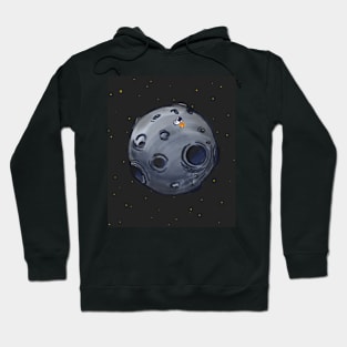 camping on the moon Hoodie